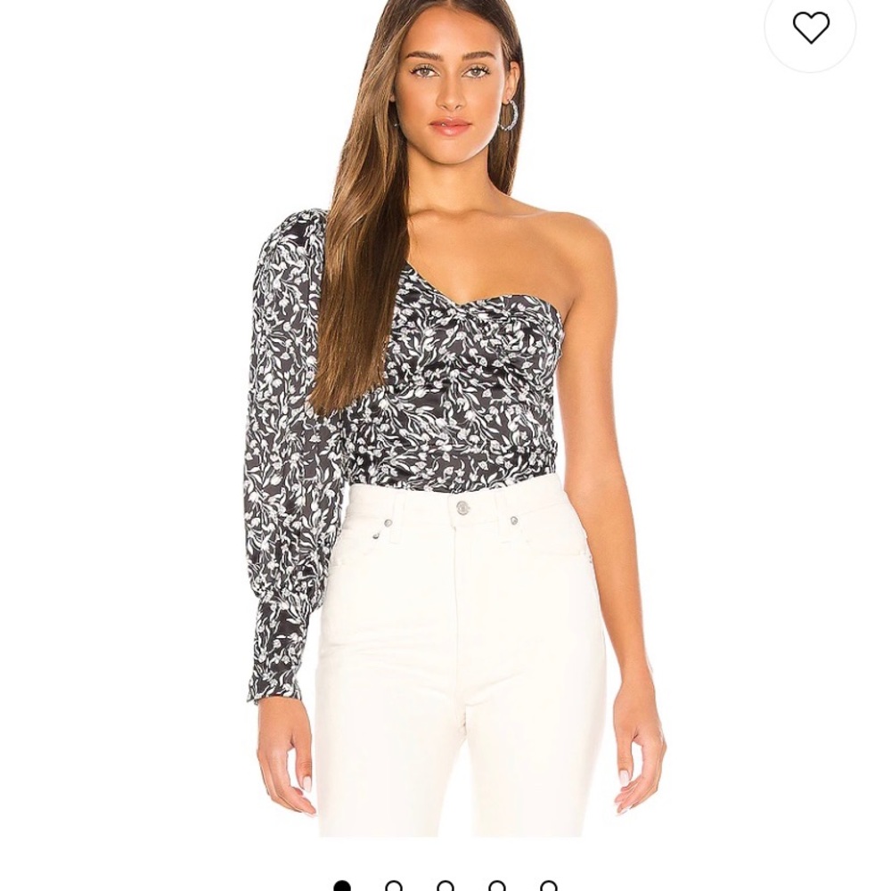 Lovers + Friends one shoulder blouse